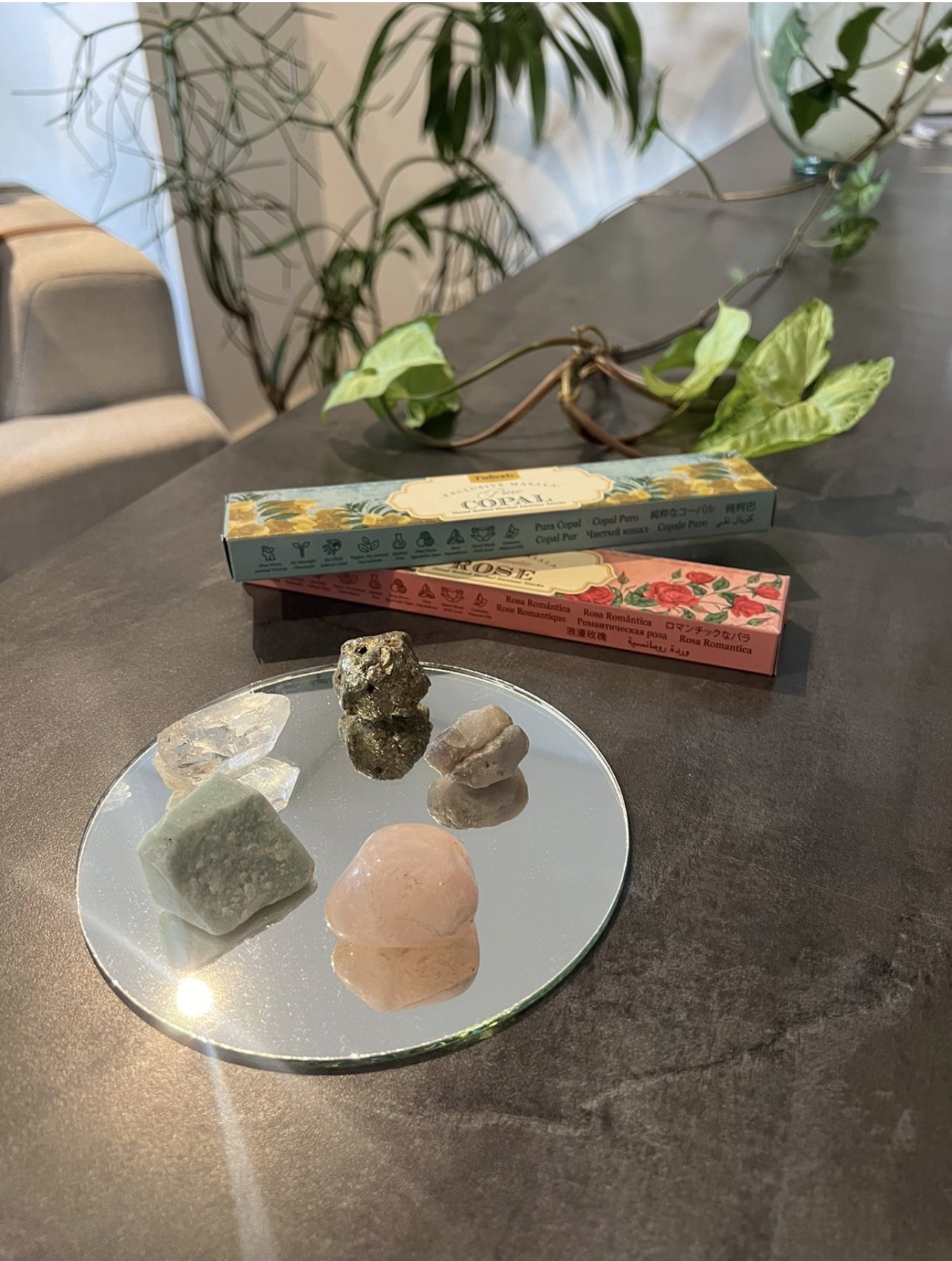 Set Cristales y Espejo